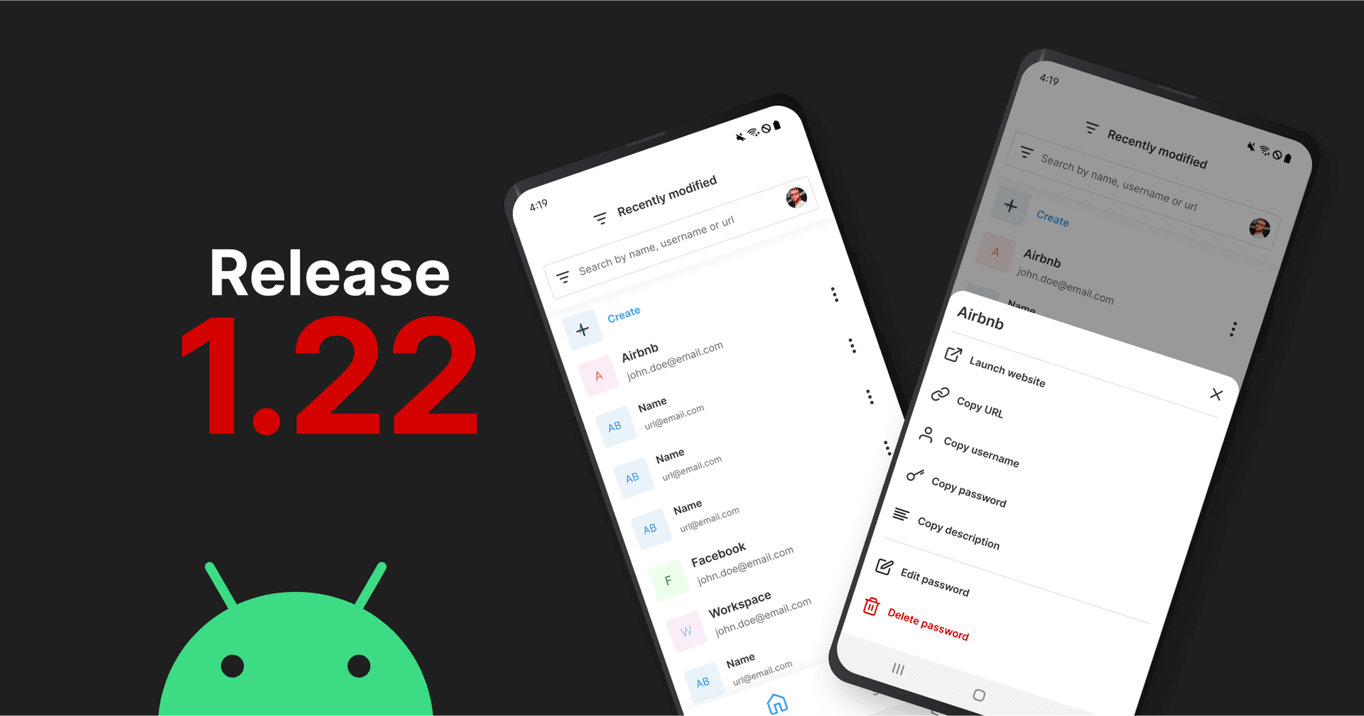 Passbolt Android 1.22: Improved UI Stability and V5 Resource Preparation