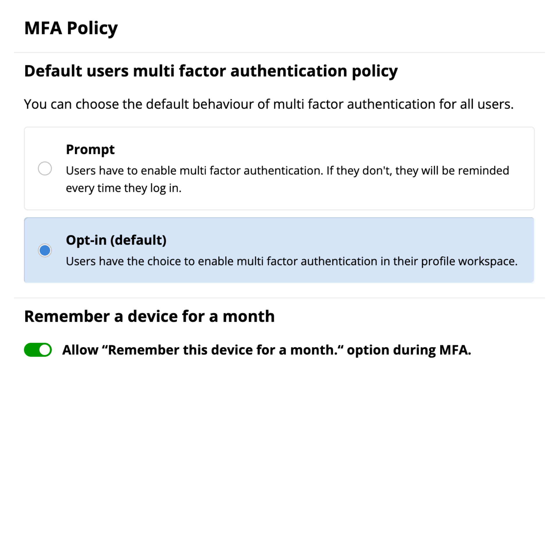 Increased Productivity